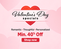 Valentine's Day Special - Min 40% off 