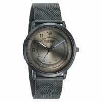 Sonata Poze Quartz Analog Grey Dial Metal Strap Watch 