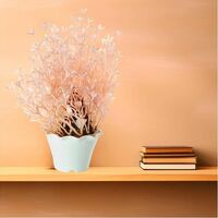 Nivey Artificial Plant | 25 cm (Height) - Fake Plant for Home, Office, and Desk Decoration - Balcony and Indoor Decor | Dimension:14 cm X 25 cm (Height) (Flower-AB3)