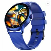 Cellecor HYPE 1.50" HD IPS Display with 500 NITS | BT-Calling | VoiceAssistant Smartwatch  (Blue Strap, Free Size)