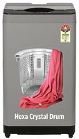 ONIDA 7 kg 5 Star Fully Automatic Top Load Washing Machine(T70CMLG, Light Grey, Hexa Crystal Drum)