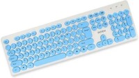 Intex Wired Keyboard Classy (IT-KB335) Wired USB Multi-device Keyboard (White & Blue)(location specific)