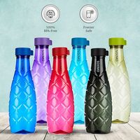 Amazon Brand - Solimo 1 Lt Water Bottle  Set Of 6 (Xing)