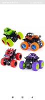 Nexteesh Monster Truck Friction Power Cars With Big Rubber Tires 360* pack of 4