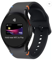 SAMSUNG Galaxy Watch FE Black Strap, Small