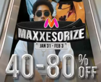 Myntra Maxxesorize Sale - Upto 80% off + 10% Off Bank offers (31 Jan - 3 Feb)