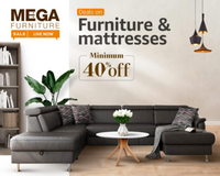 Mega Furniture Sale - Minimum 40% off + 10% off on HDFC, Federal Bank Cards 