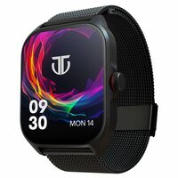 Titan Zeal-1.85'' | AMOLED |700 Nits Fashion Smartwatch  (Black Strap)