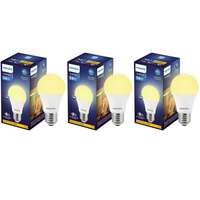 PHILIPS Stellar Bright Base E27 14-Watt LED Bulb (Warm White) - Pack of 3