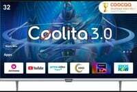 Coocaa 80 cm (32 inch) HD Ready LED Smart Coolita TV 2024 Edition with Dolby Audio and Eye Care Technology (32S3U Plus)