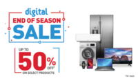 Reliance Digital End of Season Sale - Upto 50% off + 10% off on HSBC cards