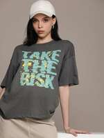 Womens Printed T-Shirt with just @179