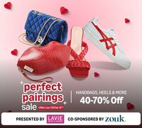 Amazon Perfect Pairings Sale 40-70% off on Jewellery, Shoes & more + Extra up to 5% off | Jan 30th - Feb 14th