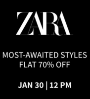 Zara Clothing at Flat 70% off
