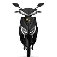 EOX E2 Electric Scooter for Adults | Non RTO EV Bike with 60-80Km Range, Waterproof Motor, 32AH 60V Graphene Battery, Tubeless Tyre, Reverse Mode (Black)