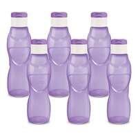 MILTON Ace Flip Plastic Water Bottle Set of 6, 1 Litre Each