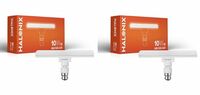 Halonix 10 Watts B22d LED bulb tube Light Cool White, Pack of 2, T-bulb
