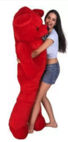 DOGEE Teddy Bear 3 feet Red Soft Toy