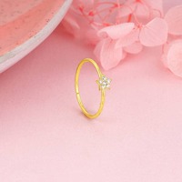 Golden Star Constellation Ring @849
