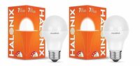 Halonix Astron Plus Base E27 7w LED Bulb (Pack of 2, Cool Day Light)