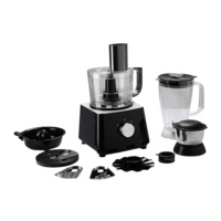 Croma 800 Watt Food Processor with 2 Blades (Black)