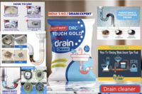 Loot  DRC_INTERNATIONAL Sink cleaner| No manual hassle required Powder Drain Opener 10qty