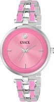 Add 3 : Stunning Silver Watch with Pink mina on strap Analog Watch gor Girls Analog Watch - For Girls ipi12