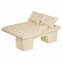 Lifelong Car Inflator Bed with Pump & 2 Air Pillow- Air Bed for Car