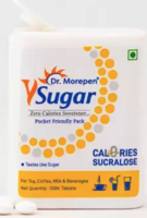 Dr. Morepen Y Sugar Zero Calories Pellets   (100 Tablets). x 6