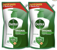 Dettol Liquid Handwash Refill Original Hand Wash 675ml (Pack of 2) [location specific]