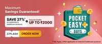 Pharmeasy - Get 24% off on medicines above 1k using promo code Easy24 (may be user specific) 