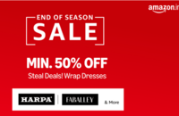 Amazon End Of Season Sale - Min. 50% Off on Dresses
