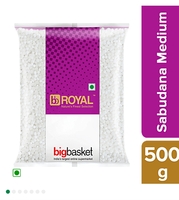 Bigbasket Sabudana/Sago - White Medium 500g
