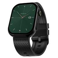 Boult Newly Launched Drift Max Smartwatch 2.01'' HD Screen, BT Calling 5.2, 350 Nits Brightness, IP68, 250+ Watchfaces, 120+ Sports Modes, AI Voice Assistant, SpO2 Monitoring (Pure Black)