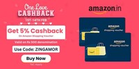 Get 5% Cashback on Amazon Shopping Voucher