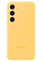 SAMSUNG Back Cover for Samsung Galaxy S24  (Yellow, Flexible, Silicon, Pack of: 1)