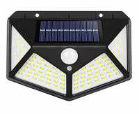 Arto Bright Outdoor Security Lights with Motion Sensor Solar Powered Wireless Waterproof Night Spotlight for Outdoor/Garden Wall, Solar Lights for Home (100 LED) (Pack of 1)