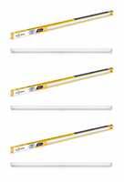 wipro Garnet 26W LED Batten for Living Room & Bedroom | Bright & Energy Efficient Tubelight for Home | Cool Day Light (6500K) with 2600 lumen|4Feet, Pack of 3