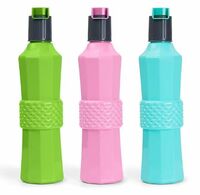 HomeWiz Kitchen Unbreakable Plastic Water Bottle I Leak Proof I BPA Free Food Grade Fridge Water Bottle I Ideal for Gym, Office, Home, Travel, College, Easy to Clean, 1 Litre Each, Set of 3, Assorted