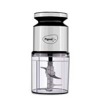 Pigeon Ultra Fast Electric 300 Watts Electric Chopper For Kitchen, Twin Blade Technology, 600 Ml 'Chop-N-Store' Plastic Bowl With Lid, Vegetable Chopper, Cutter, Chop, Mince, Dice, Whisk, Blend, Red