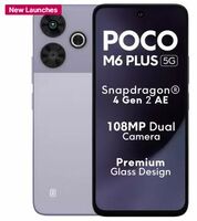 POCO M6 Plus 5G (Misty Lavender, 128 GB)  (6 GB RAM)