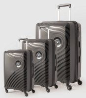 Wildcraft Set of 3 Onyx Lite Trolley Suitcases - Cabin, Medium & Large