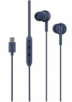 boAt BassHeads 100 C Wired Earphones with Type-C Jack, in-Line Microphone, 10mm Drivers, Signature Sound, Integrated Controls & Multi-OS Compatibility(Navy Blue)