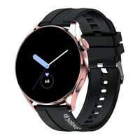 SnapUp Revolve Bluetooth Calling Smartwatch - Rose Gold Black