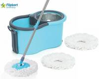 Flipkart SmartBuy STEEL SPRINKLER 3 MICROFIBER REFILLS BLUE COLOR Mop Set  (Multicolor)