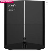 Pureit Wave Prime 7 L RO + MF Water Purifier Suitable for all - Borewell, Tanker, Municipality Water  (Black)