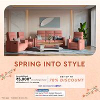 Godrej Interio Spring into Style:-  Get Up to 70% Discount + Additional Rs.5000 on Exchange