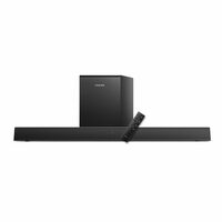 PHILIPS Soundbar TAB5305, Wireless Subwoofer (Black)