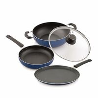 Attro Aluminium Imperial 4Pcs Non Stick Combo Kitchen Induction and Cookware Set 