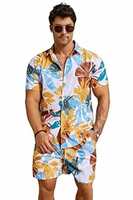 GRECIILOOKS Men Rayon Co Ord Set For Men | Men Cord Set | Night Suit For Men | T-Shirt And Shorts Set For Men | Night Dress For Men | Pyjama Set For Men